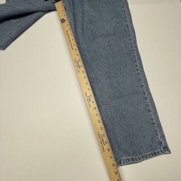 Levi's 550 Straight Leg Denim Jeans Light Wash Mens Size 40x30 - Picture 10 of 14